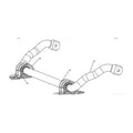 Front Bar 130 N/mm - Tesla part 1250381-00-C