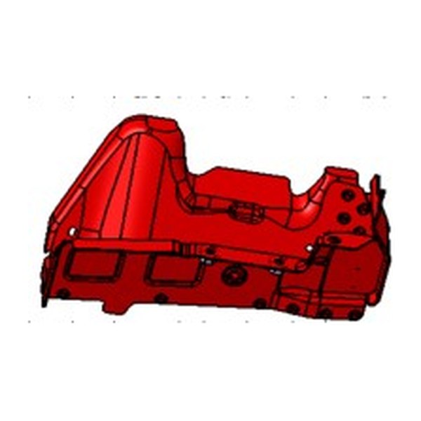 Assembly - Front Subframe Support - Right Hand - Tesla part 1487486-S0-F
