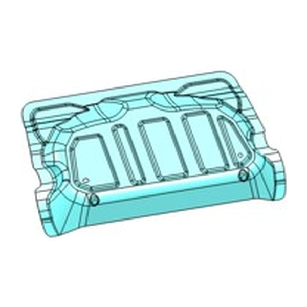 Assembly - Motor Cover - Tesla part 1487699-S0-B