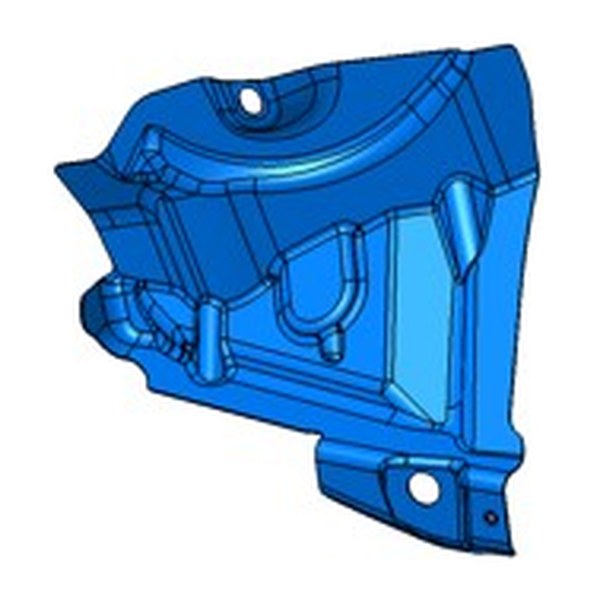 Assembly - Lower Wing Bracket - Left Hand - Tesla part 1551935-S0-D