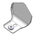Rear Aeroshield Bracket - Tesla part 1733378-S0-A