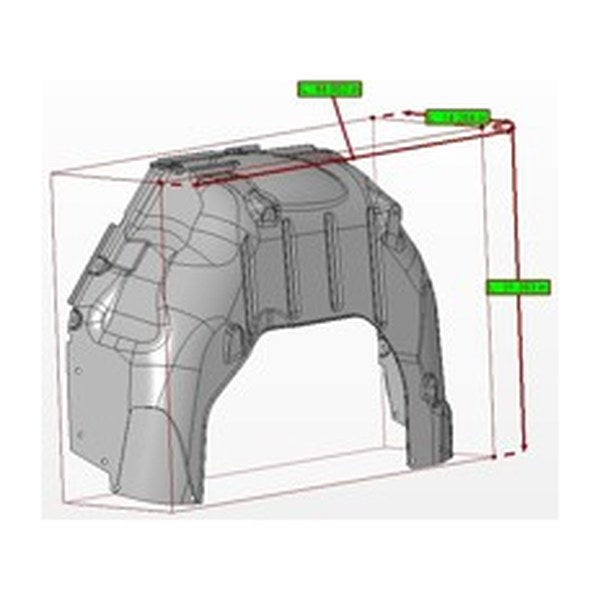 Rear Wheel Liner - Right Hand - Tesla part 1800674-00-D