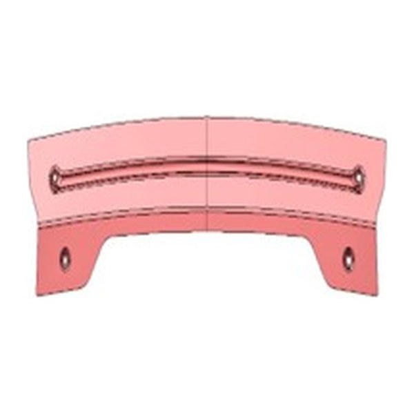 Panel - Front Header Upper - Tesla part 1802055-ST-D