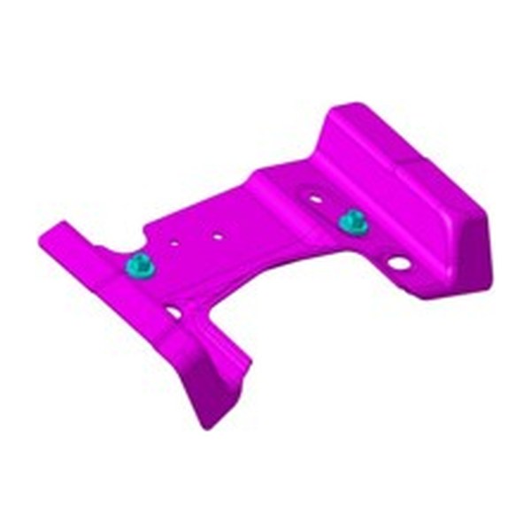 Assembly - Front Header Gusset - Right - Tesla part 1835522-ST-G