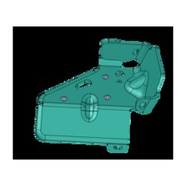Assembly - Cfm Bracket Left Hand - Tesla part 1853211-ST-H