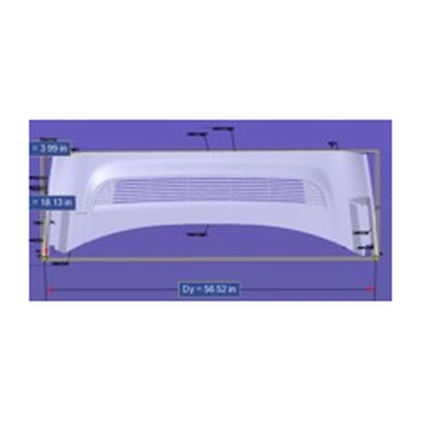 Frunk Apron - Rear - Tesla part 1930438-01-D