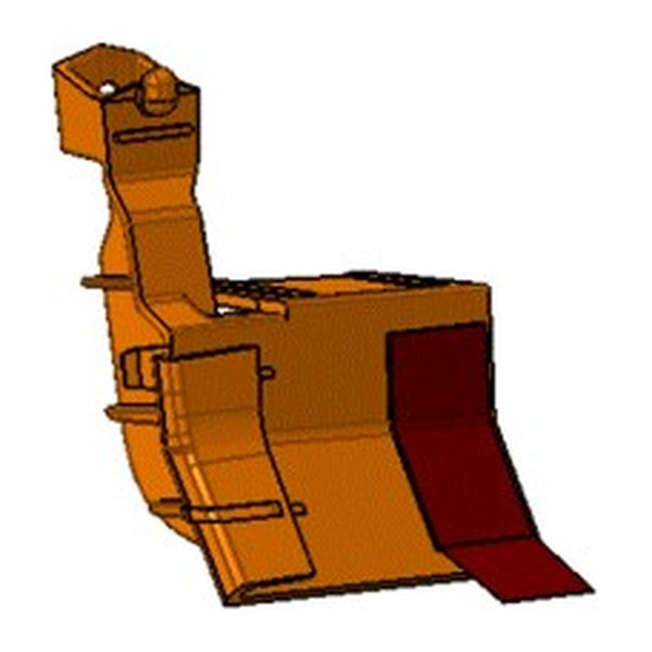 Rocker Bracket - Left Hand - Tesla part 1937562-00-C