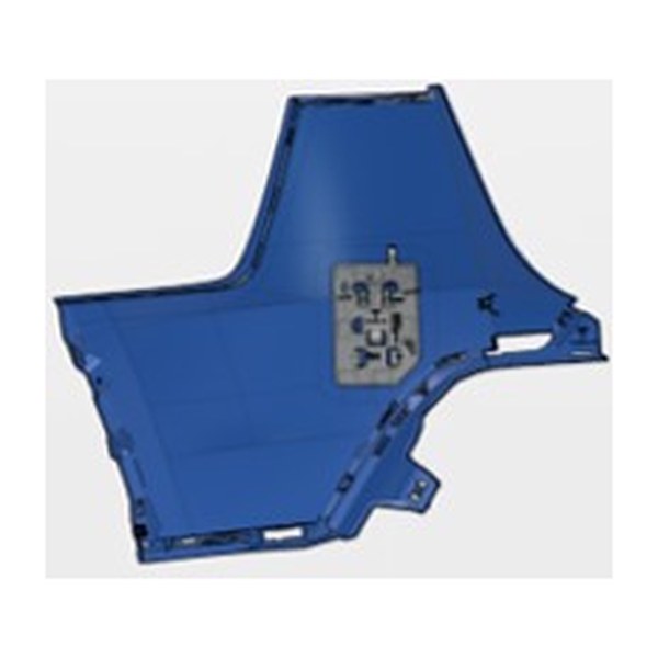 Rear Upper Fascia - Premium - Right Hand - Unpainted - Tesla part 2013446-S0-F