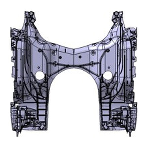 Assembly - Cast Rear Under Body - Tesla part 2128750-ST-A