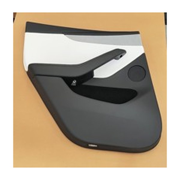 Door Trim Assembly - Rear - Right Hand - White - Tesla part 3642297-72-F