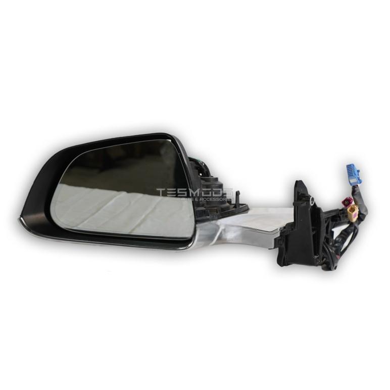 EXT MIRROR ASSY, PREMIUM, DOMESTIC, LEFT HAND – [EC] – Chrome - Model 3