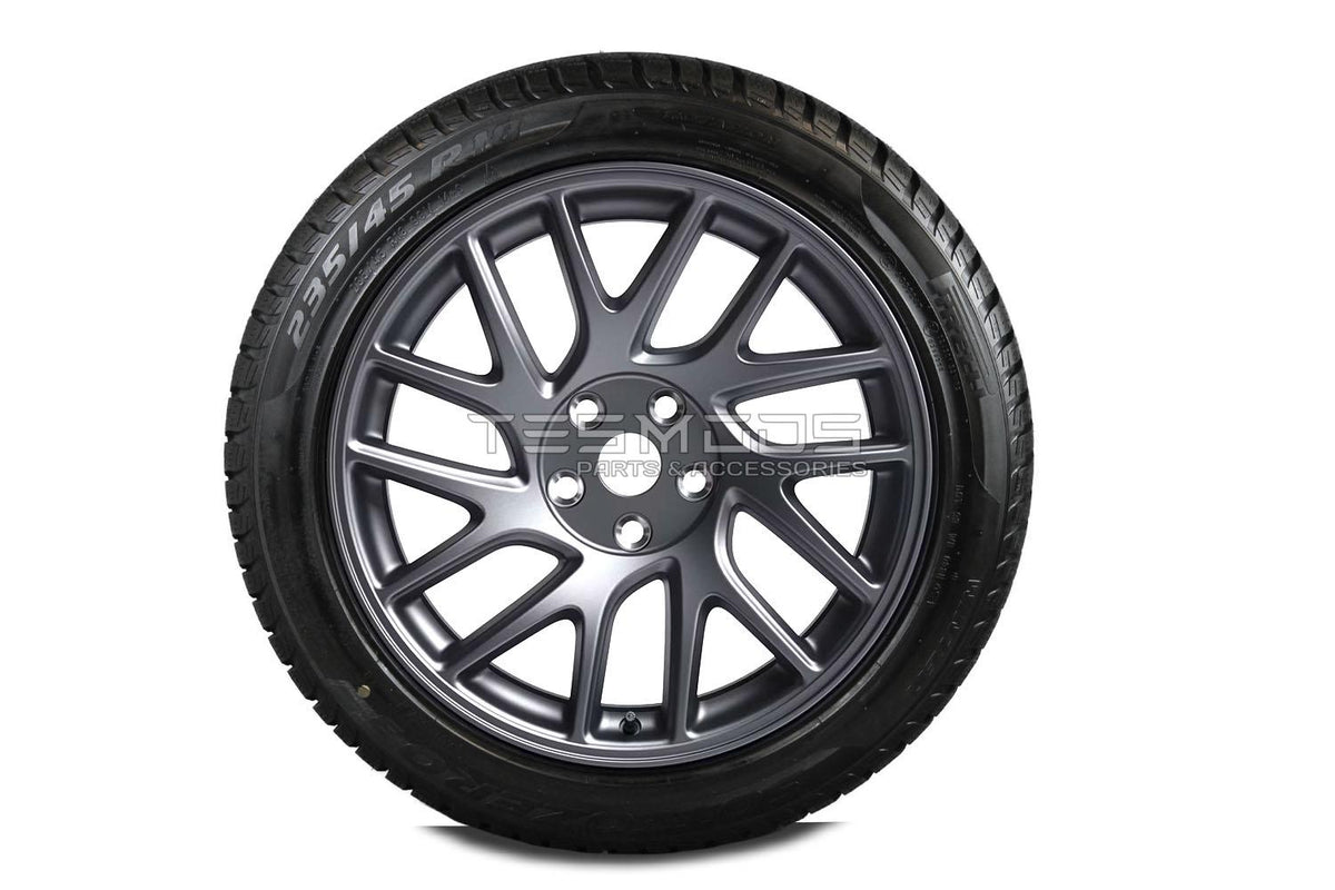 Model 3 Winter Tires Package – OEM 18″ Photon with Pirelli