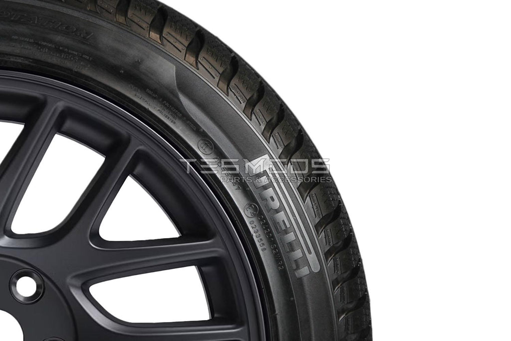 Model 3 Winter Tires Package – OEM 18″ Photon with Pirelli