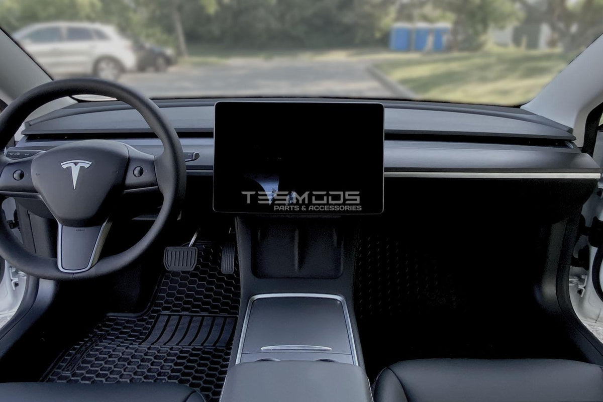 Model 3 Matte Black Dash & Doors Trim Covers