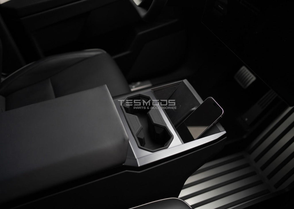 Cybertruck Cup Holder & Wireless Charger 3D Liners