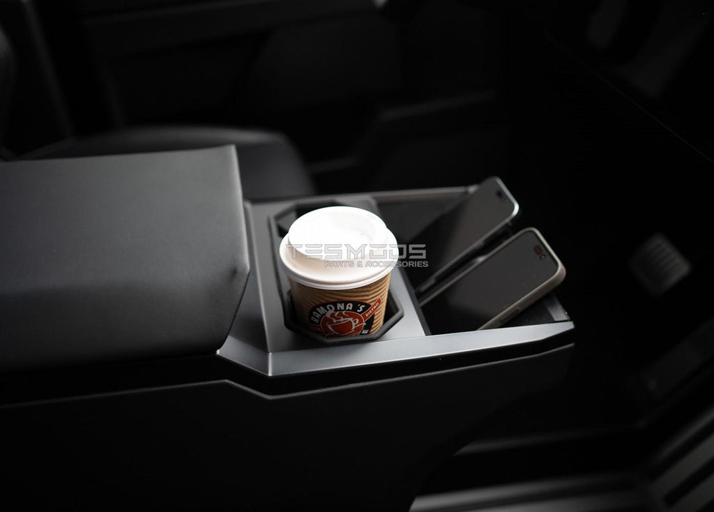 Cybertruck Cup Holder & Wireless Charger 3D Liners
