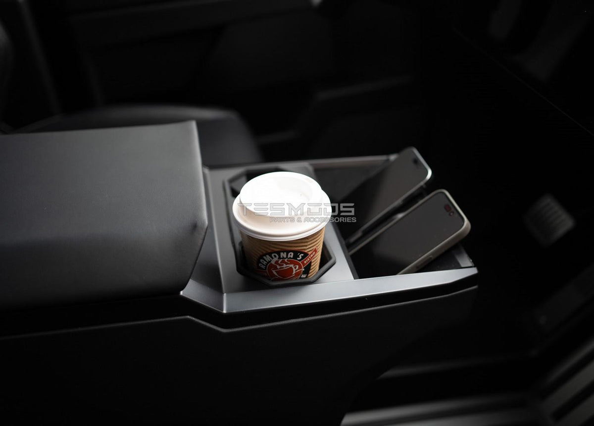 Cybertruck Cup Holder & Wireless Charger 3D Liners