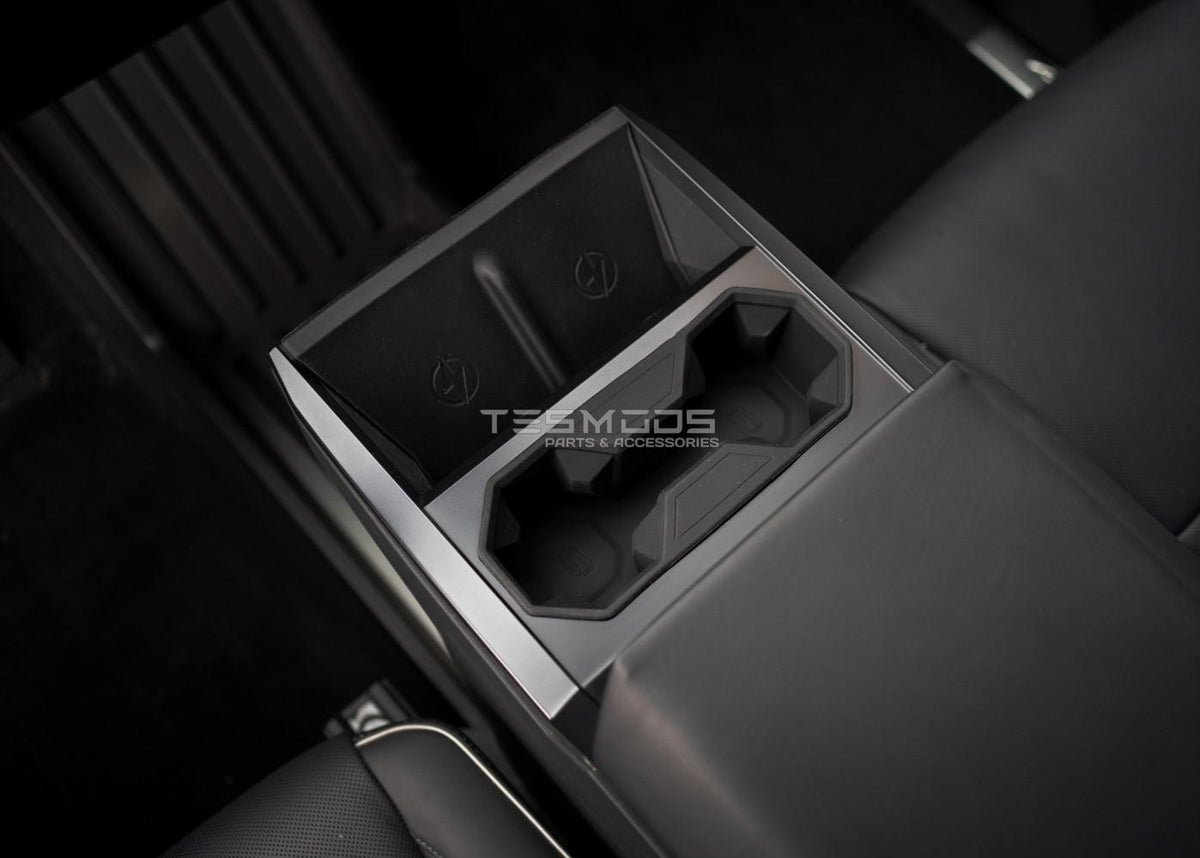 Cybertruck Cup Holder & Wireless Charger 3D Liners