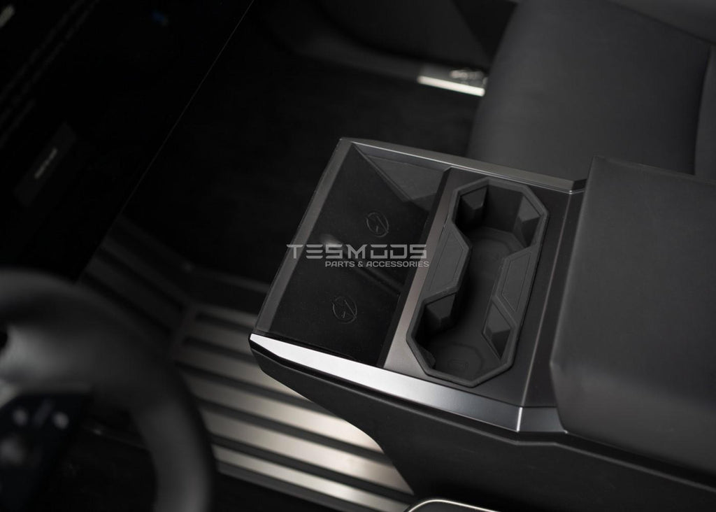 Cybertruck Cup Holder & Wireless Charger 3D Liners