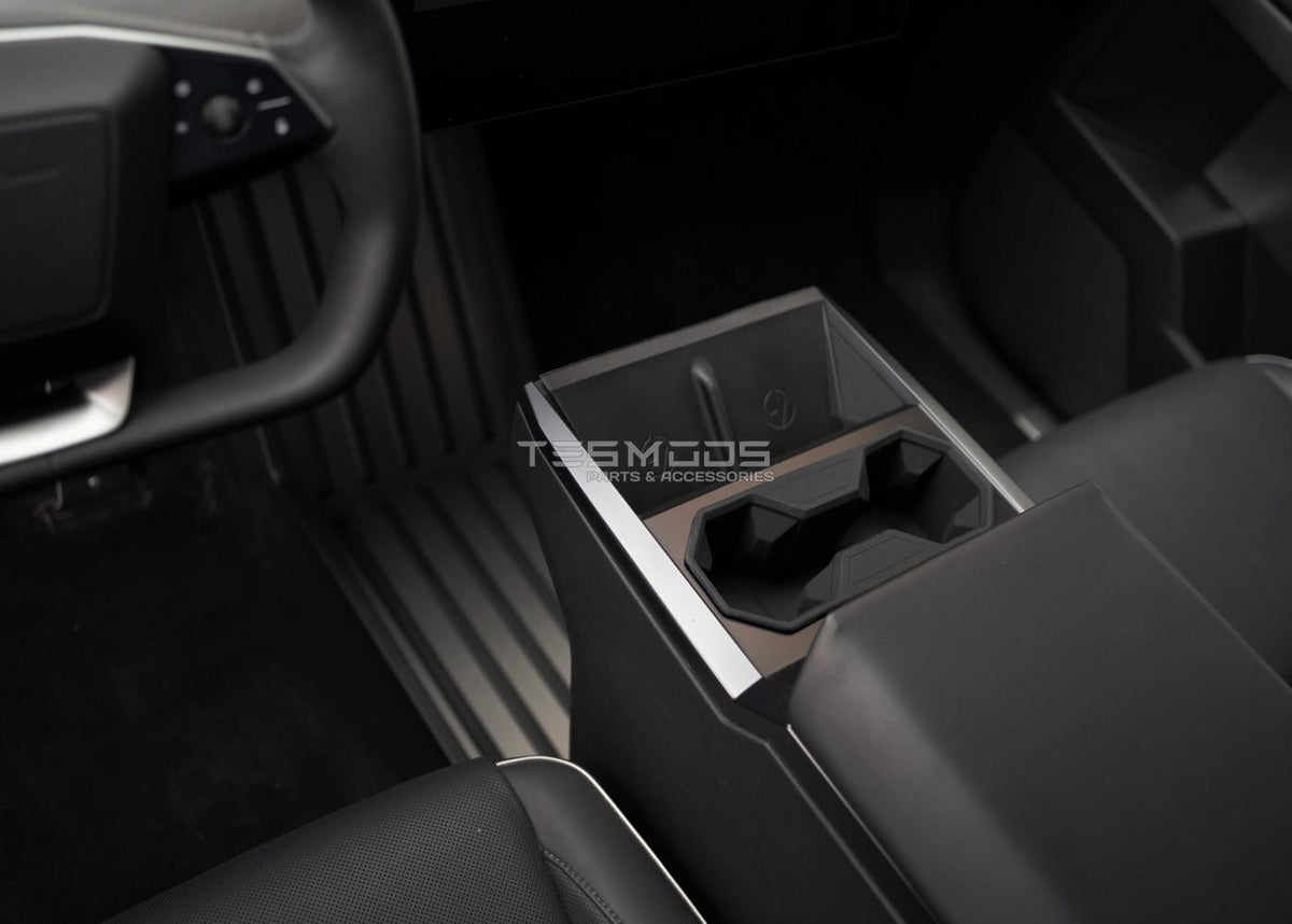 Cybertruck Cup Holder & Wireless Charger 3D Liners