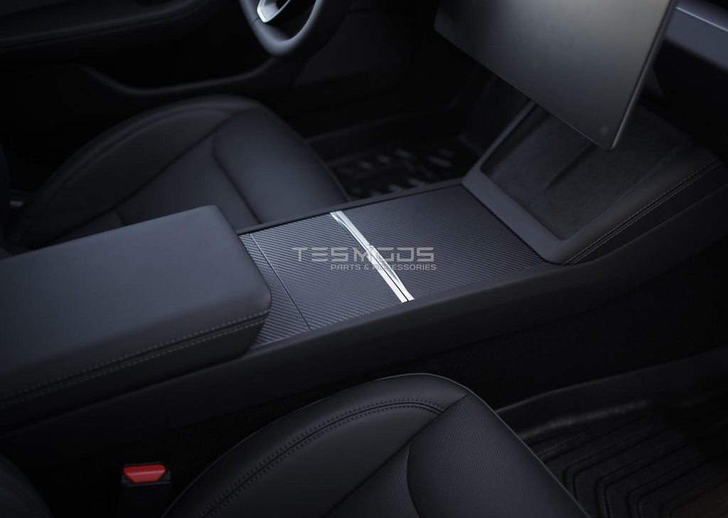 Model 3 Carbon Fiber Console Wrap