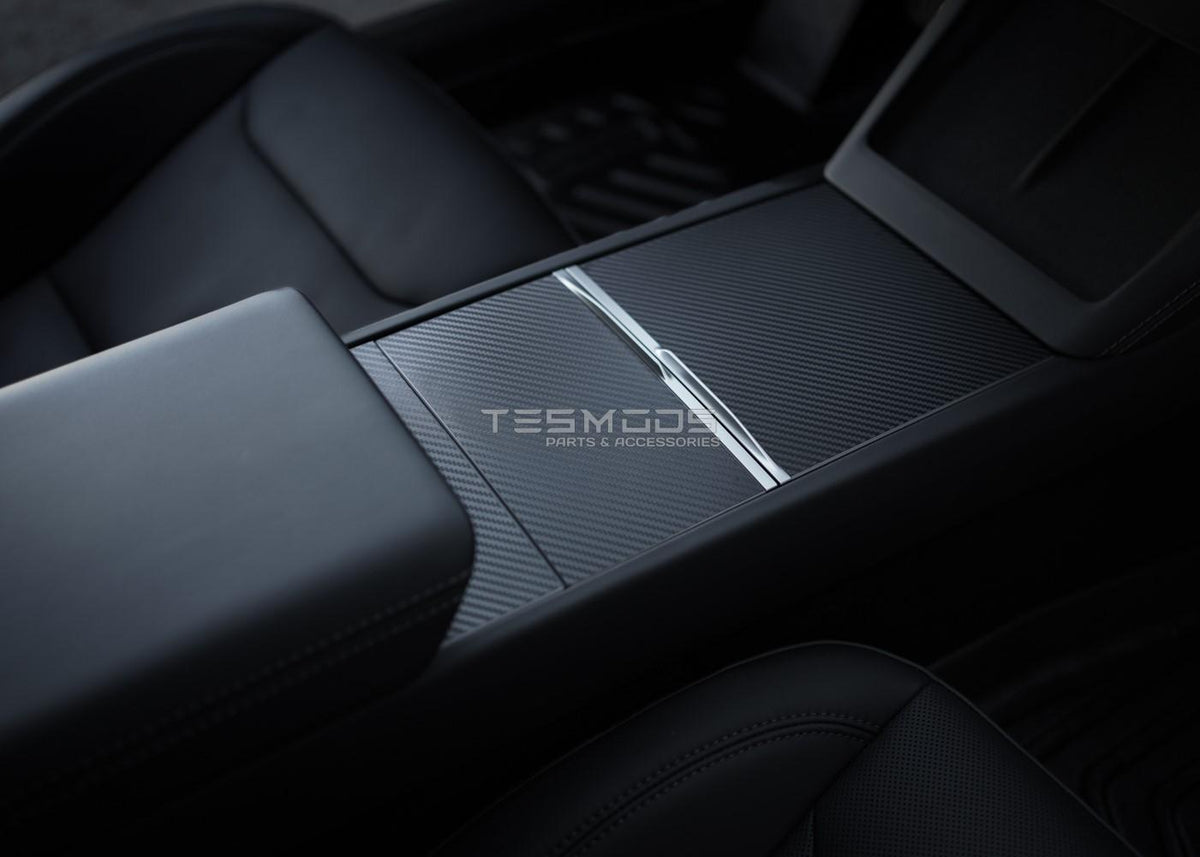 Model 3 Carbon Fiber Console Wrap