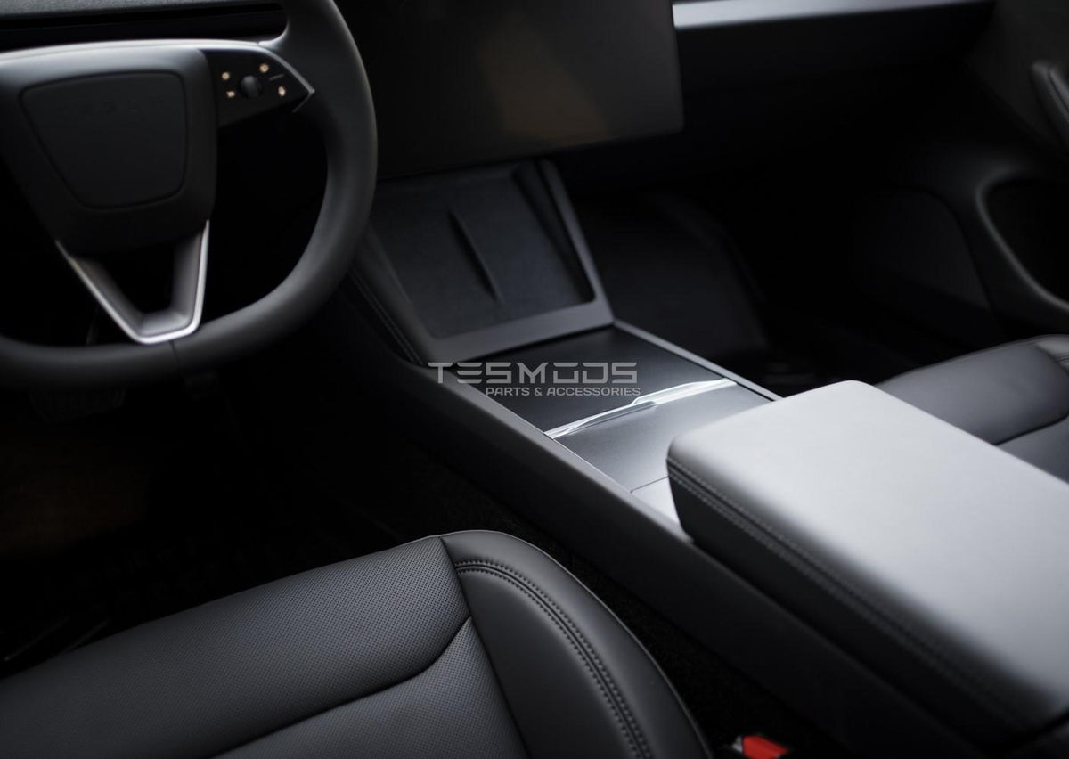 Model 3 Matte Black Console Wrap - Model 3, Model 3 Highland