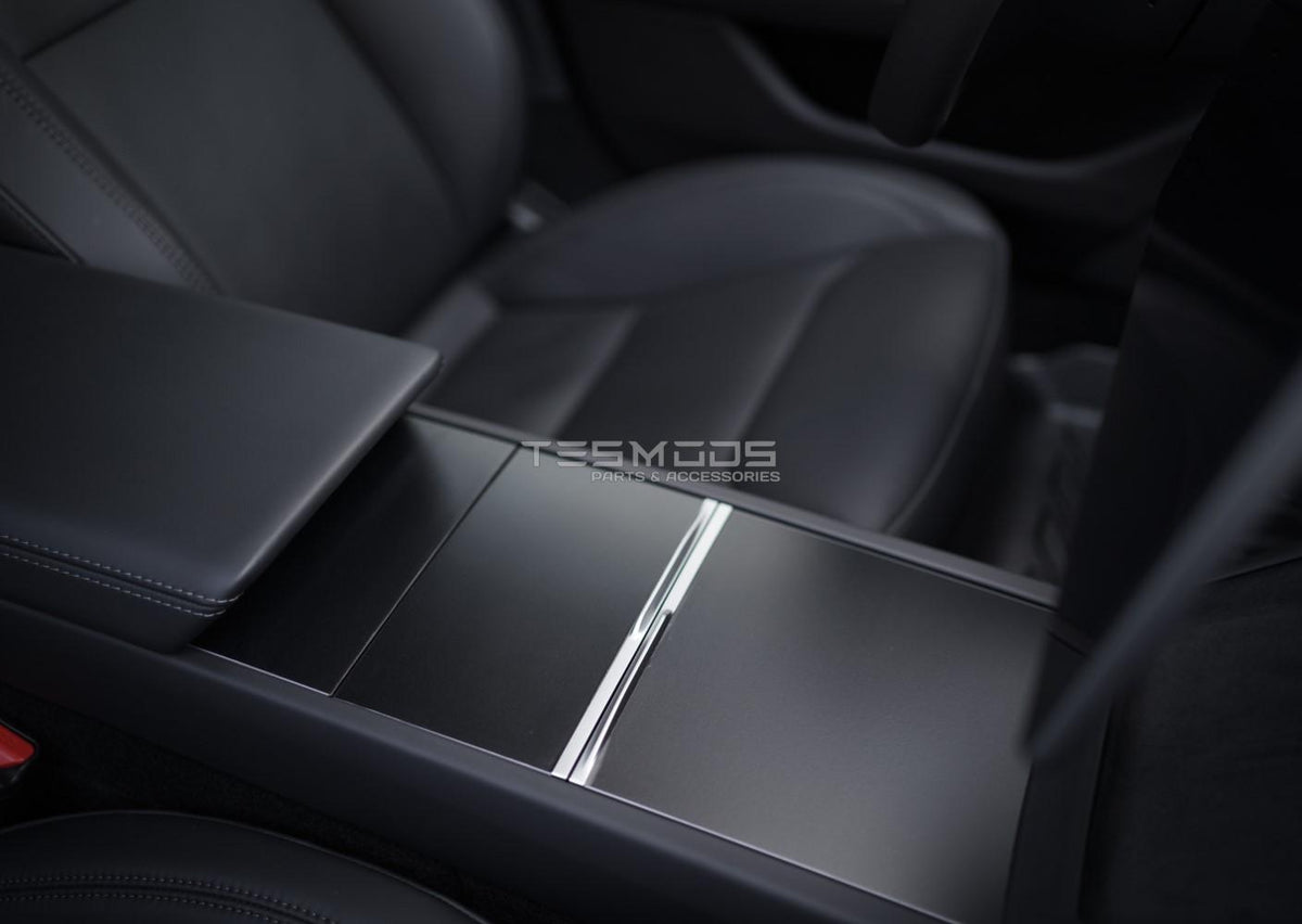 Model 3 Matte Black Console Wrap - Model 3, Model 3 Highland