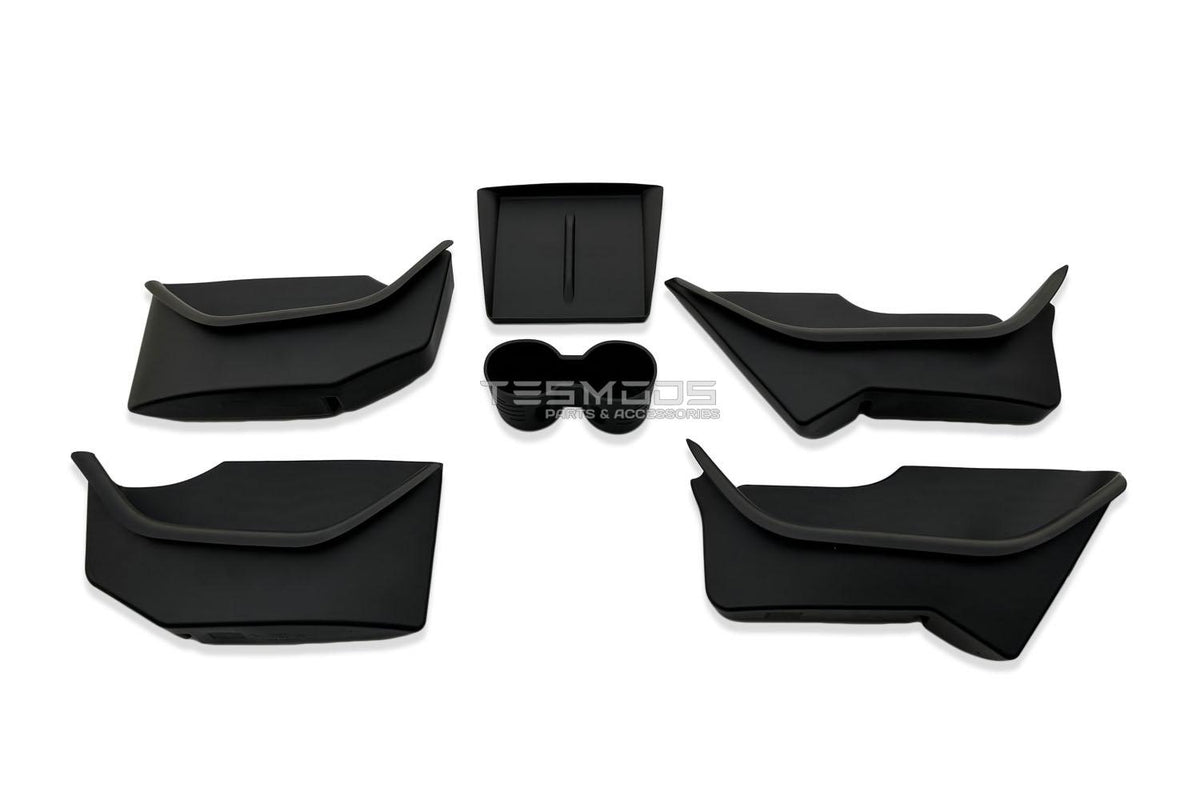 Model 3 Cup Holder, Door Storage & Wireless Charger 3D Liners - Model 3, Model 3 Highland