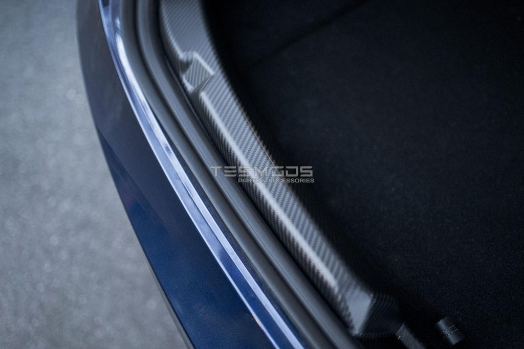 Model 3 Door Sill & Trunk Sill Guards – Carbon Fiber - Model 3, Model 3 Highland