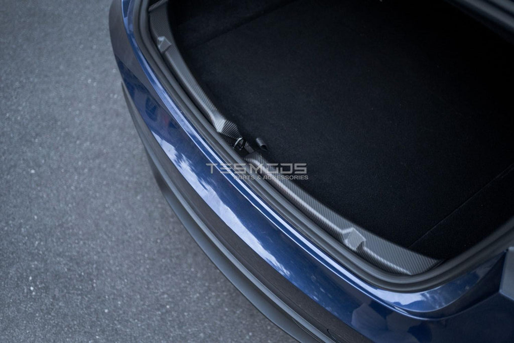 Model 3 Door Sill & Trunk Sill Guards – Carbon Fiber - Model 3, Model 3 Highland