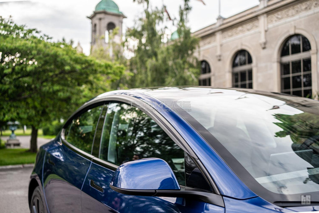 Model 3 Window Visors – Rain & Wind