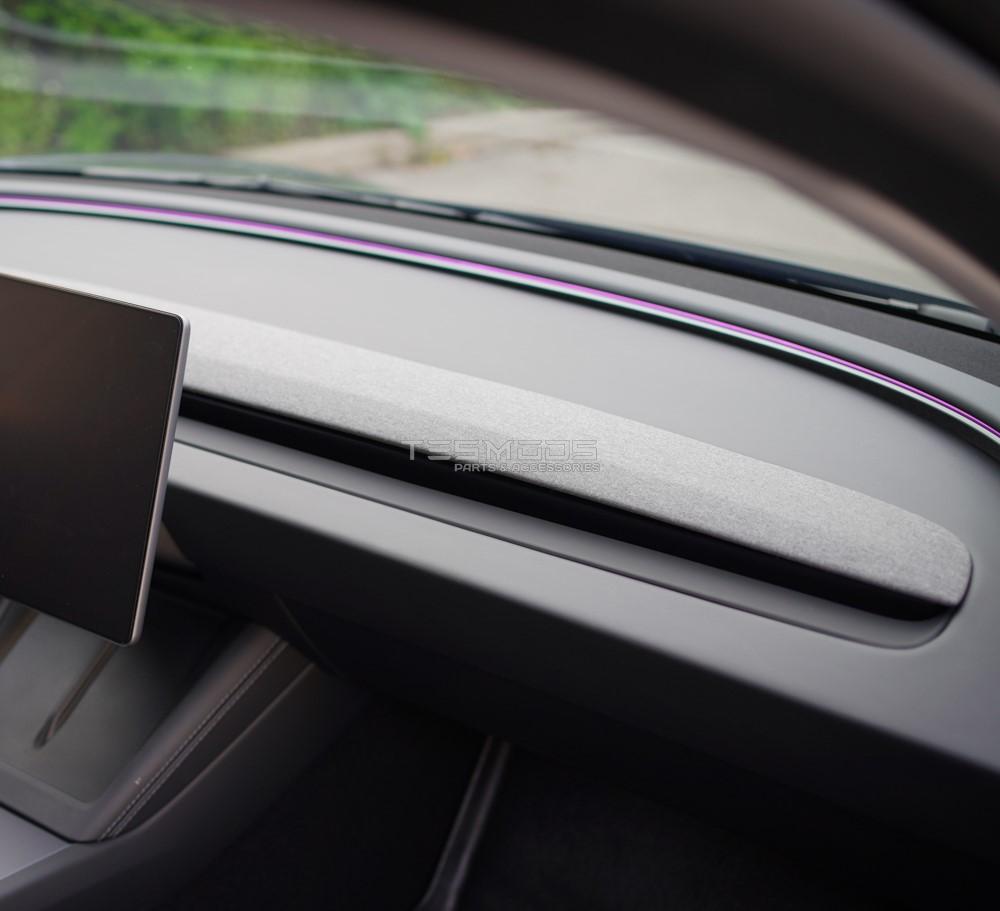 Model 3 Matte Black Dash Trim Cover - Model 3, Model 3 Highland