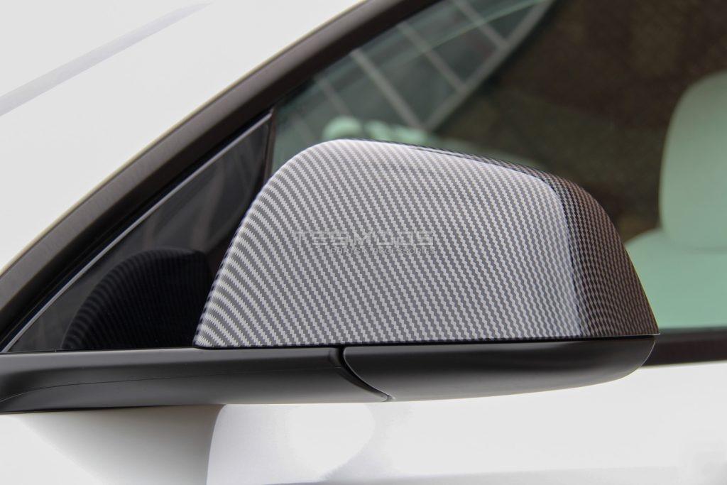 Model 3 Side Mirror Covers – Carbon Fiber
