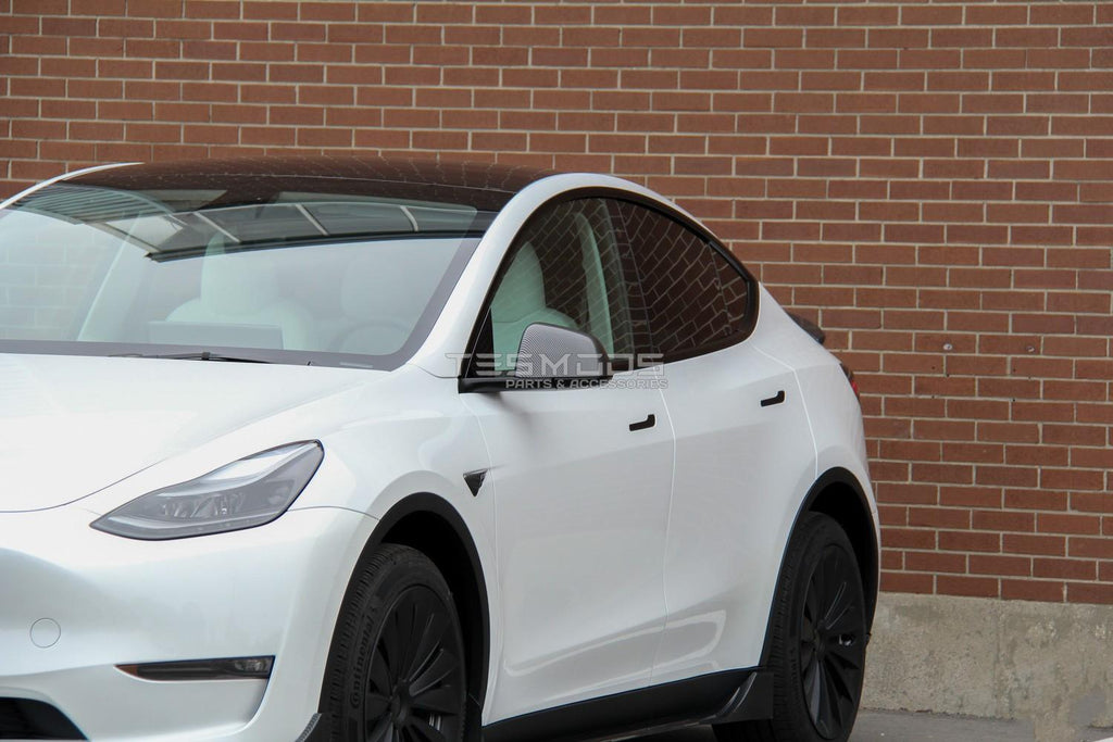 Model 3 Side Mirror Covers – Carbon Fiber