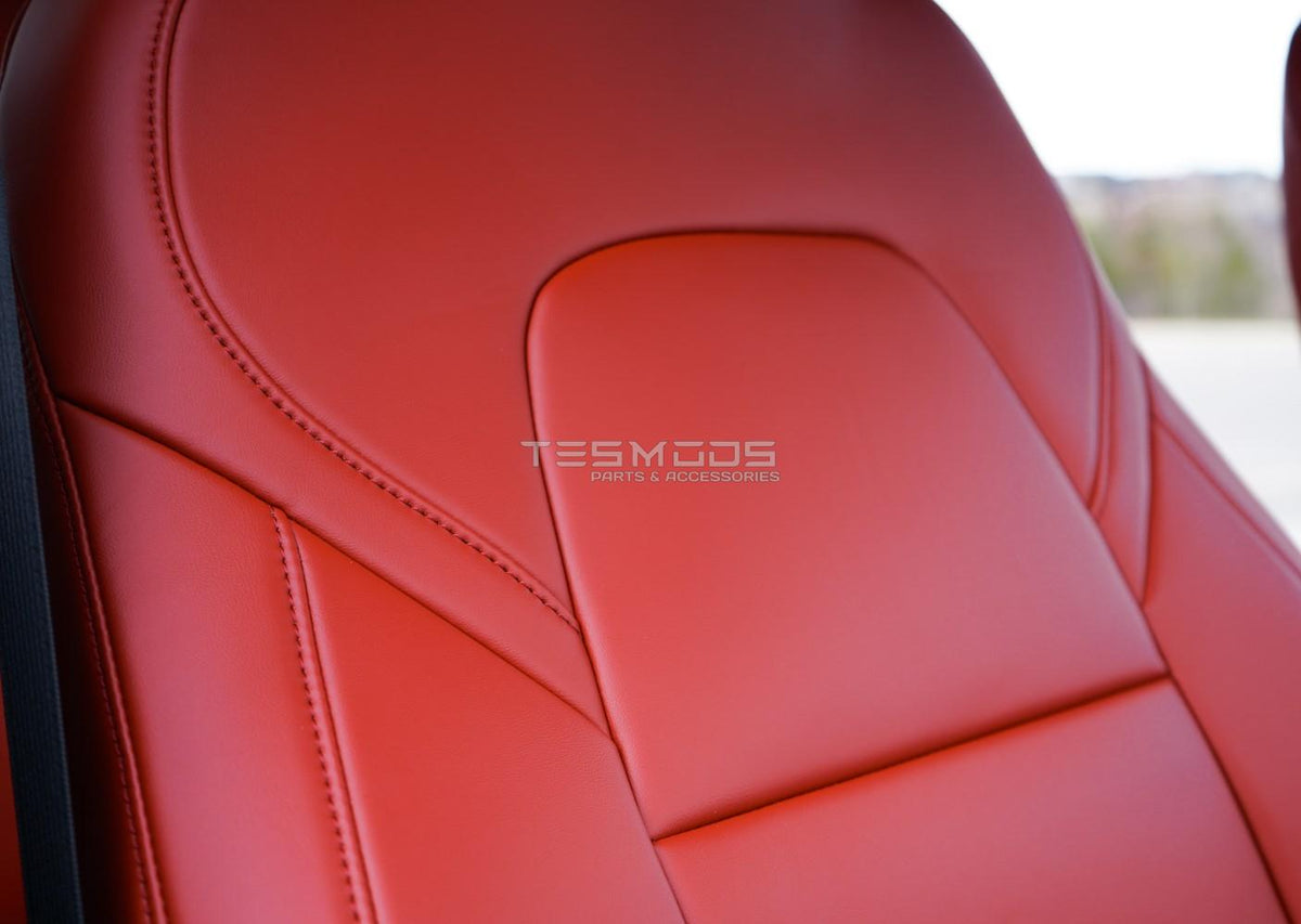 Model Y Napa Leather Seat Covers – Rolls Royce Red