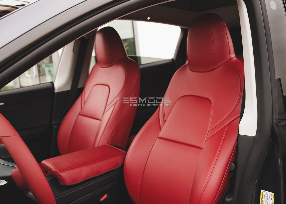 Model Y Napa Leather Seat Covers – Rolls Royce Red