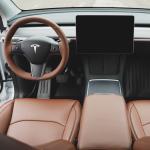 Model Y Napa Leather Seat Covers – Saddle Tan