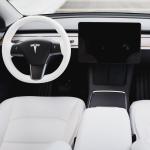 Model 3 Napa Leather Seat Covers – Dove White