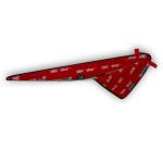 SIDE REPEATER TRIM – CARBON BLACK AERO RIB – LEFT HAND