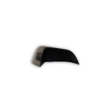 EXTERIOR MIRROR SKULL CAP- RIGHT HAND- SOLID BLACK-PBSB