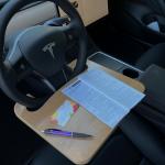 Model Y Steering Wheel Tray Table