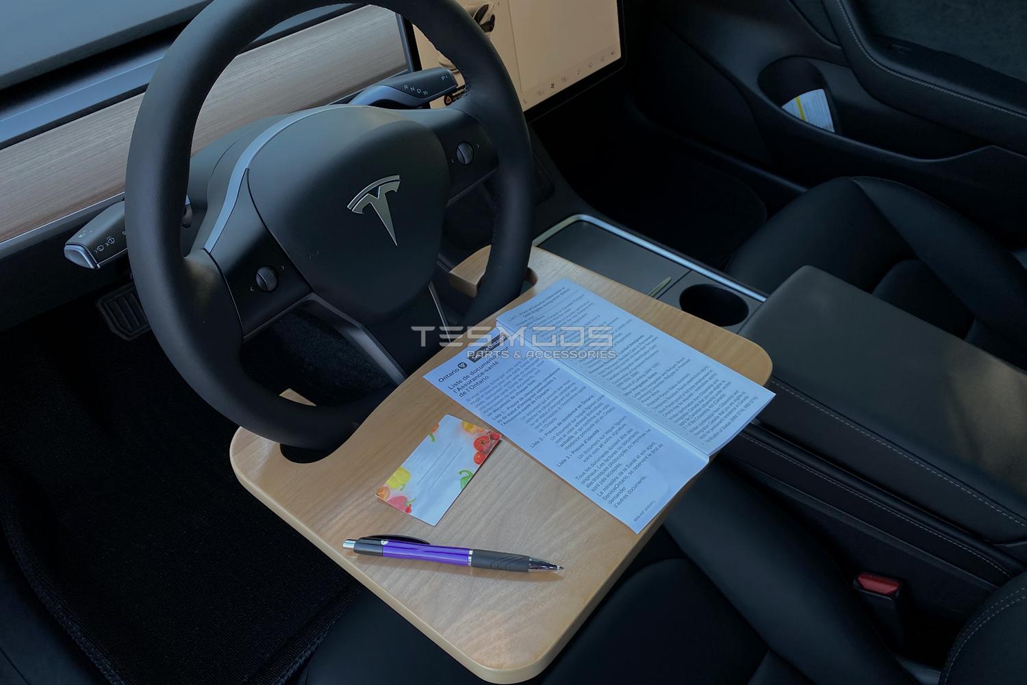 Model Y Steering Wheel Tray Table