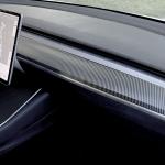 Model Y Satin Carbon Fiber Dash & Door Trim Covers