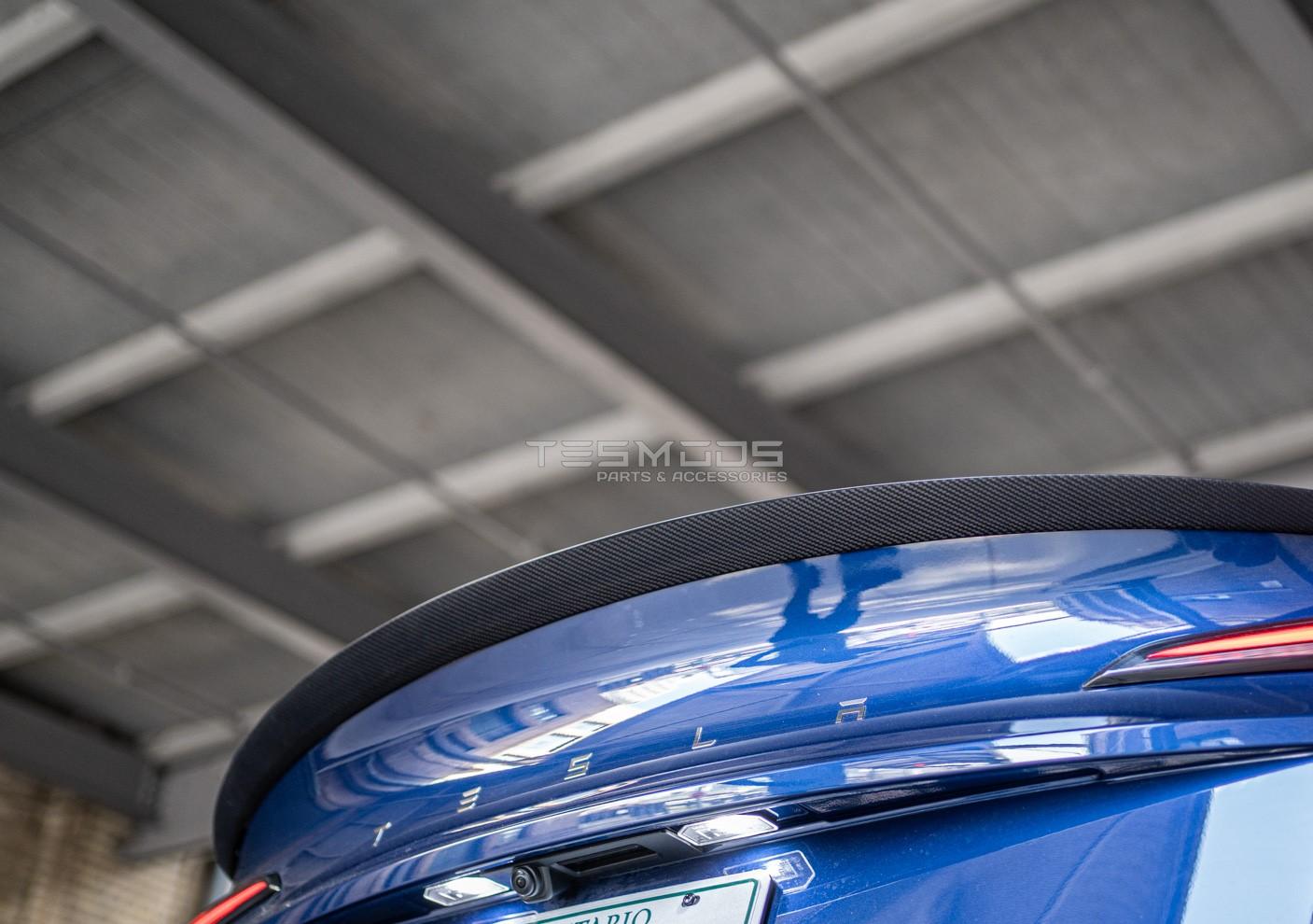 Model 3 Performance Spoiler – Genuine Carbon Fiber