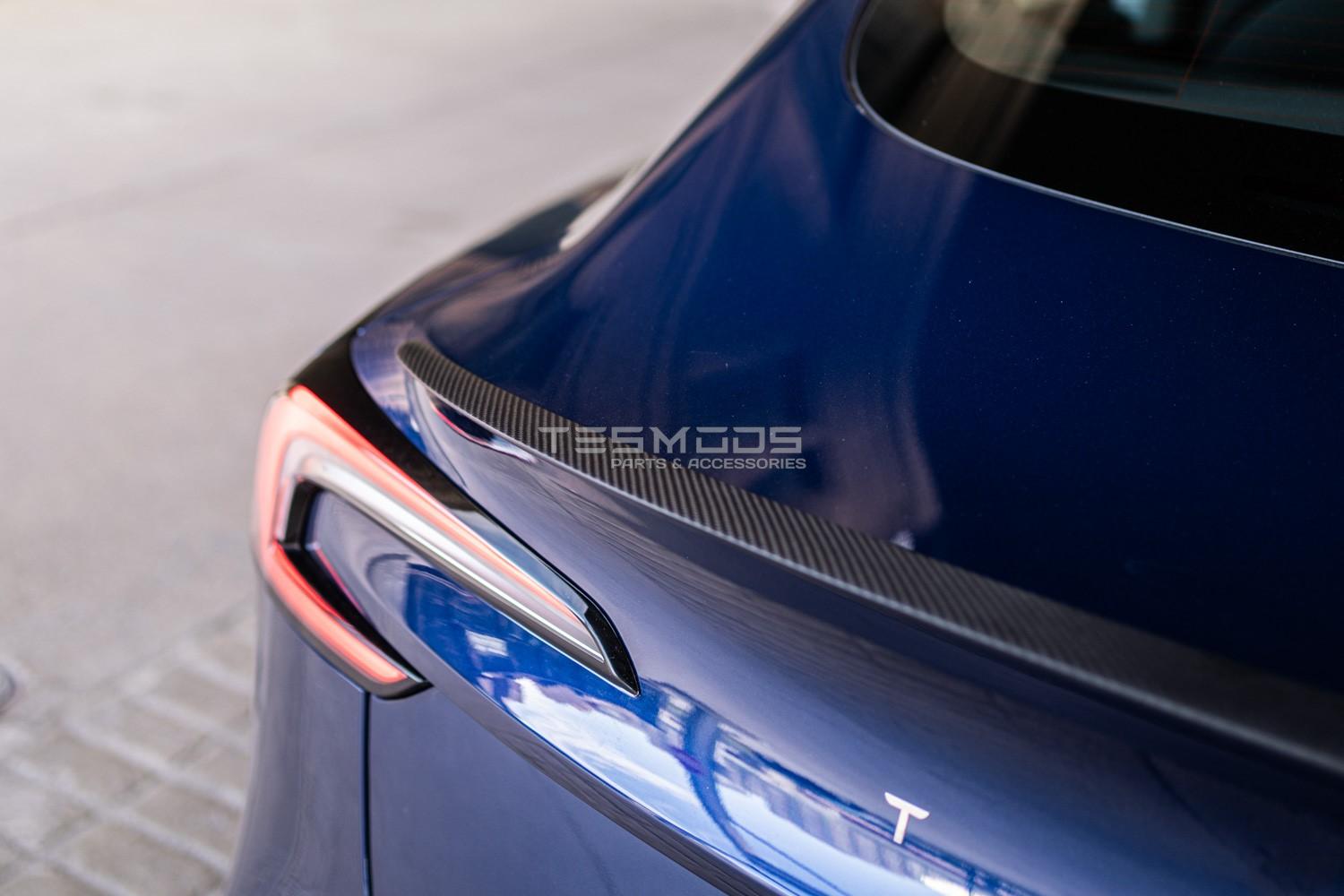 Model 3 Performance Spoiler – Genuine Carbon Fiber