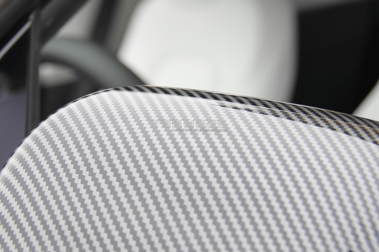 Model Y Side Mirror Covers – Carbon Fiber