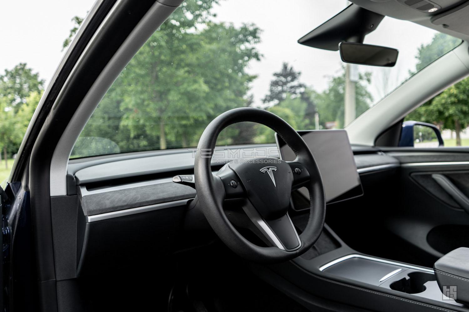 Model 3 Alcantara Dash & Doors Trim Covers
