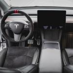 Model Y Napa Leather Seat Covers – Onyx Black w/ Suede