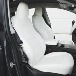 Model 3 Napa Leather Seat Covers – Dove White